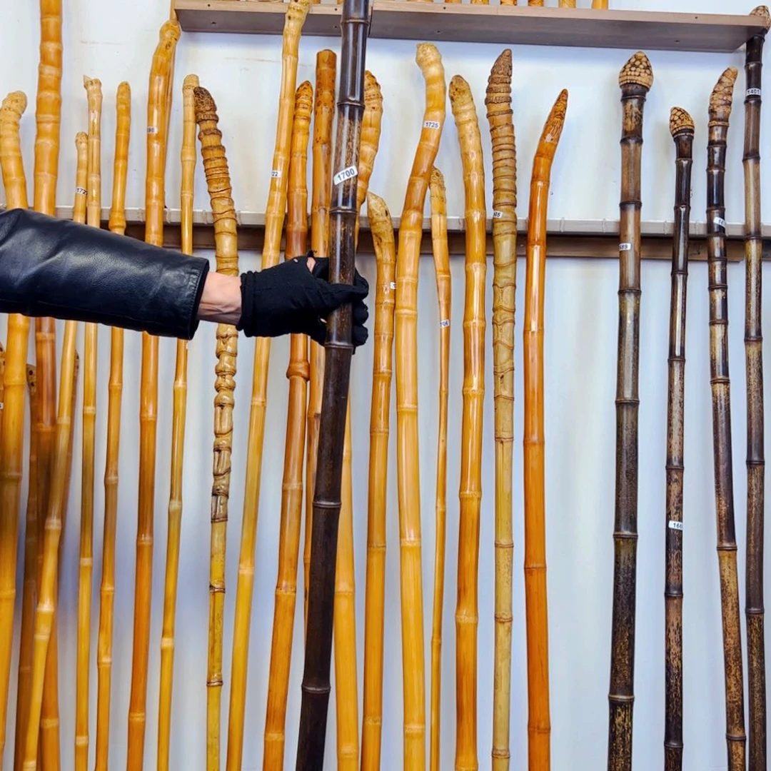 东**就1700紫竹杖登山杖手持拐棍