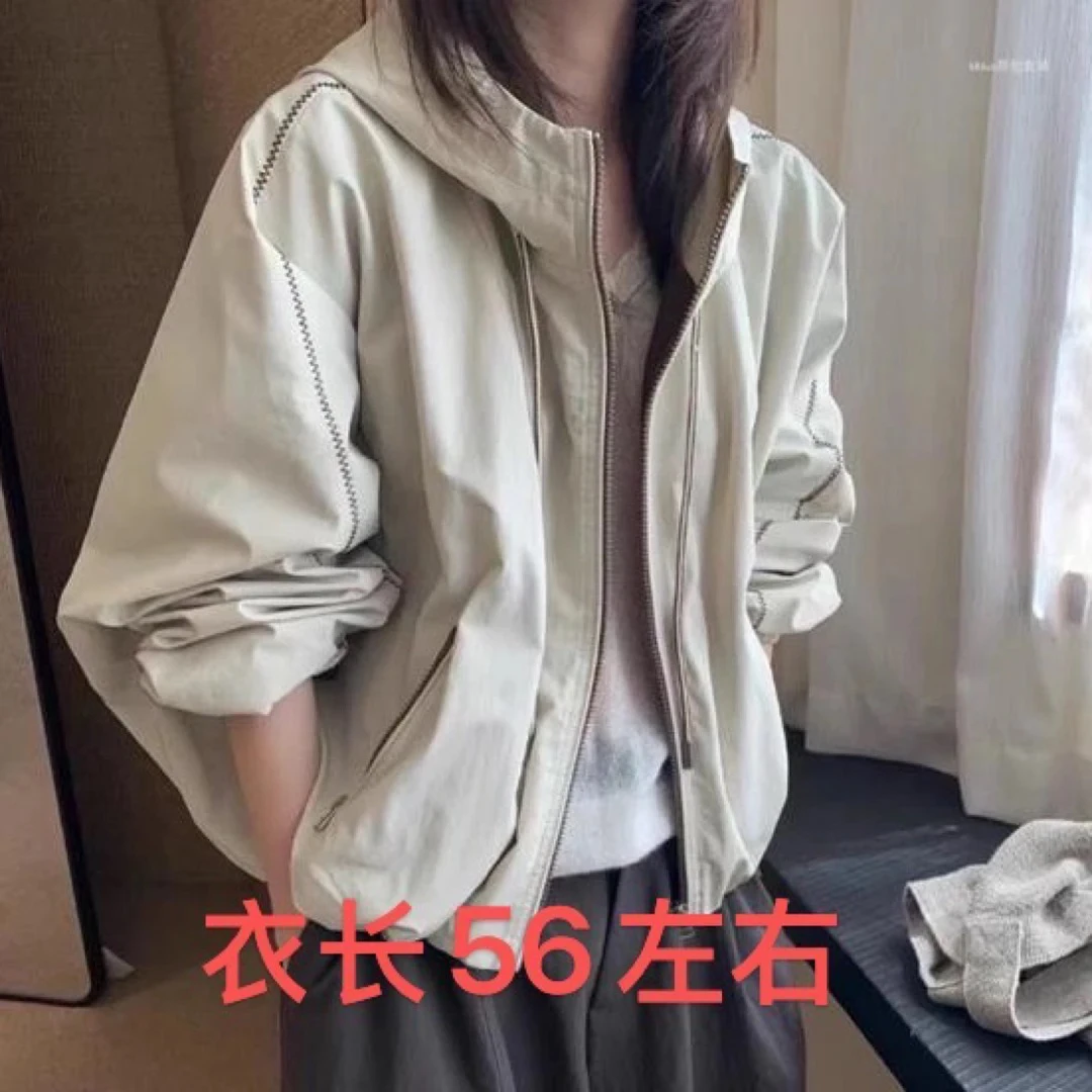 谷斯96112连帽休闲外套拉链夹克