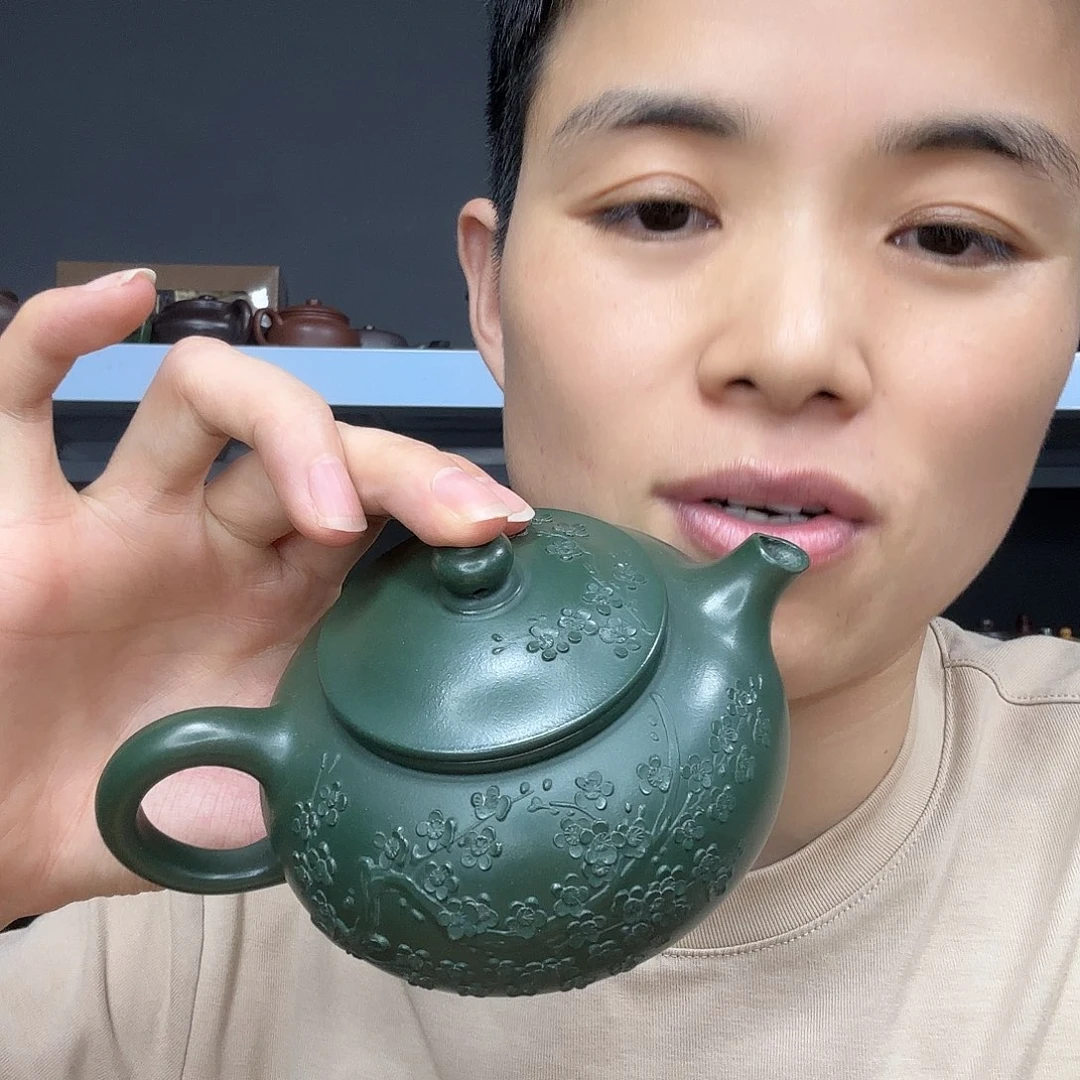 茶壶底槽青民间手艺人全手工制作