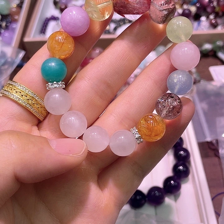 水晶手链未镶嵌多宝
