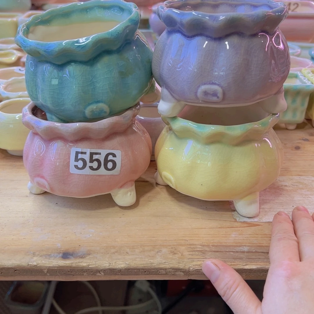 陶瓷花盆当场凑满12包邮