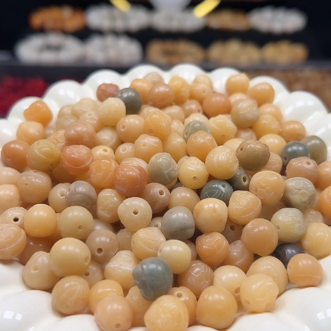 菩提根/象牙果手串微瑕卡11左右多妹100颗
