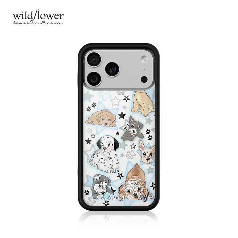 Wildflower小狗派对手机壳适用苹果iPhone17/16/15/14/13/Pro/Max