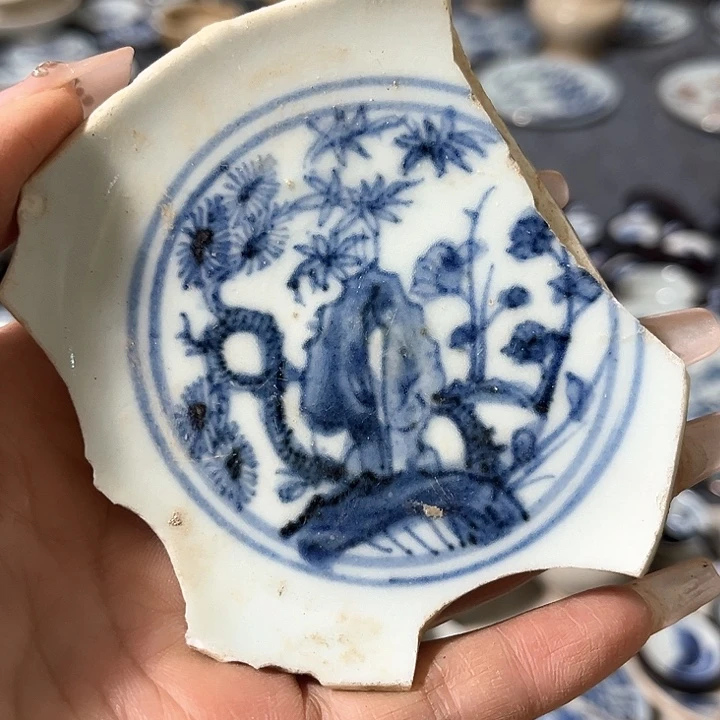 瓷片瓷片茶托喝茶不错