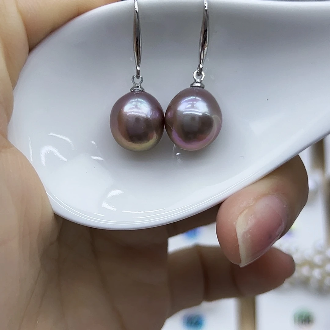 未镶嵌耳钉淡水珍珠