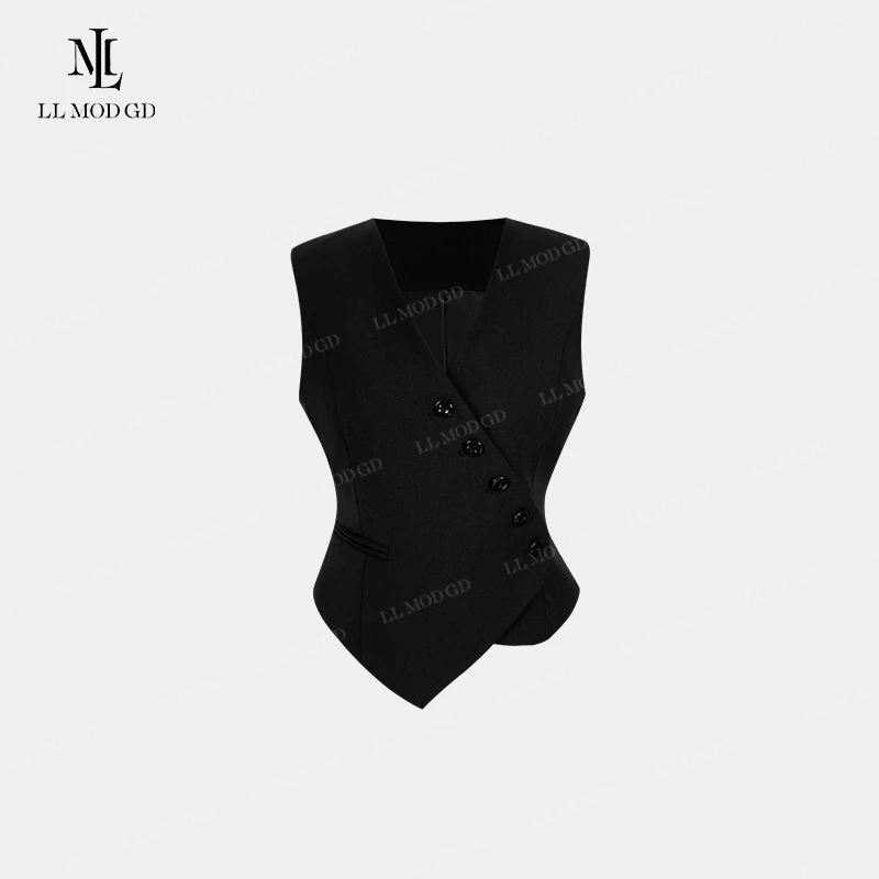 力量感 设计师简约休闲气质显瘦马甲出行春夏季外套女YLXR-260557