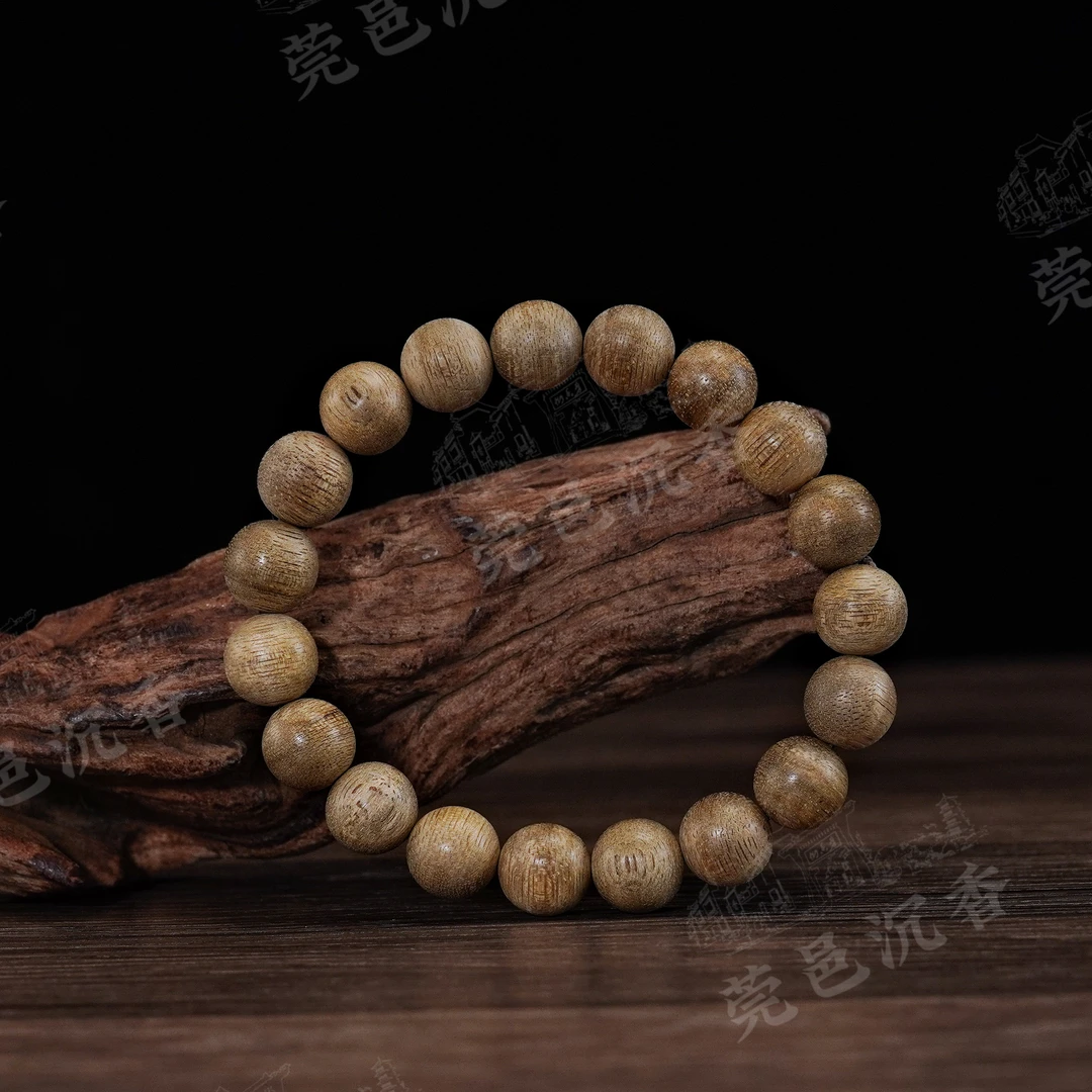 (主任推荐)泰国野生黄油料10mm沉香单圈手串ZYS091-1