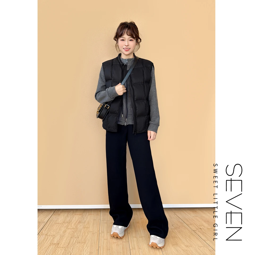 现货⑦七七146小个子秋冬款保暖休闲裤女士爆款新款显瘦卫裤小美说