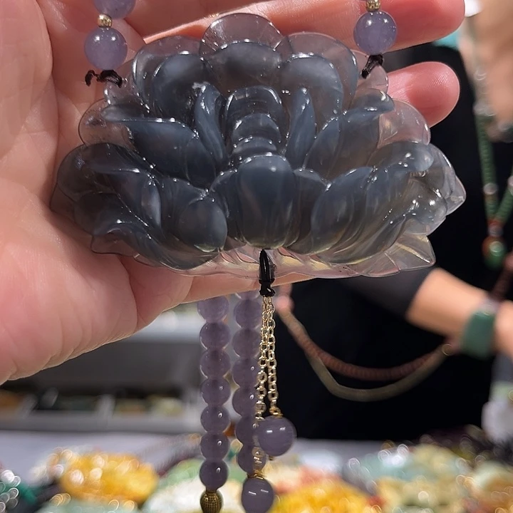 未镶嵌岫玉毛衣链