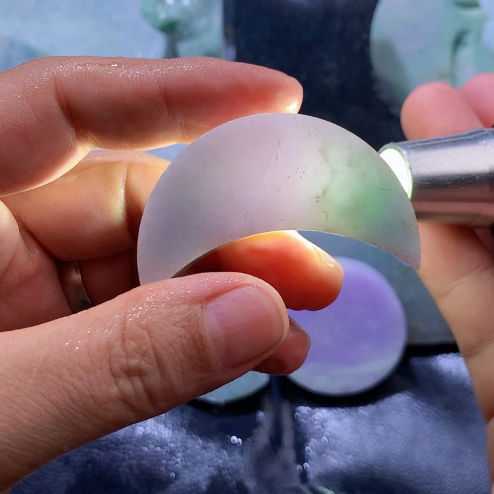 翡翠未镶嵌颈饰缅甸天然翡翠吊坠牌子片料珠子平安扣