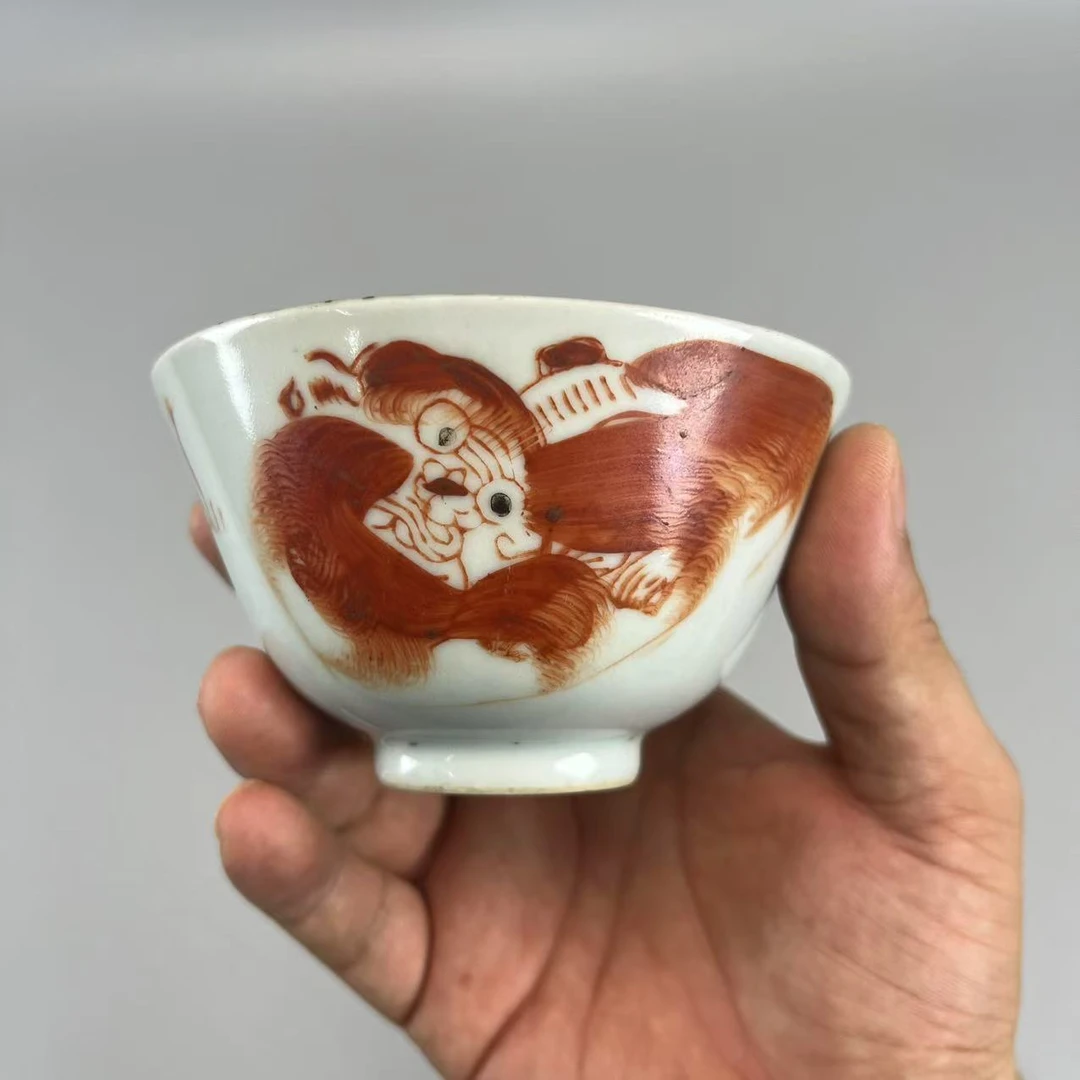 5110037民国矾红太师少保碗