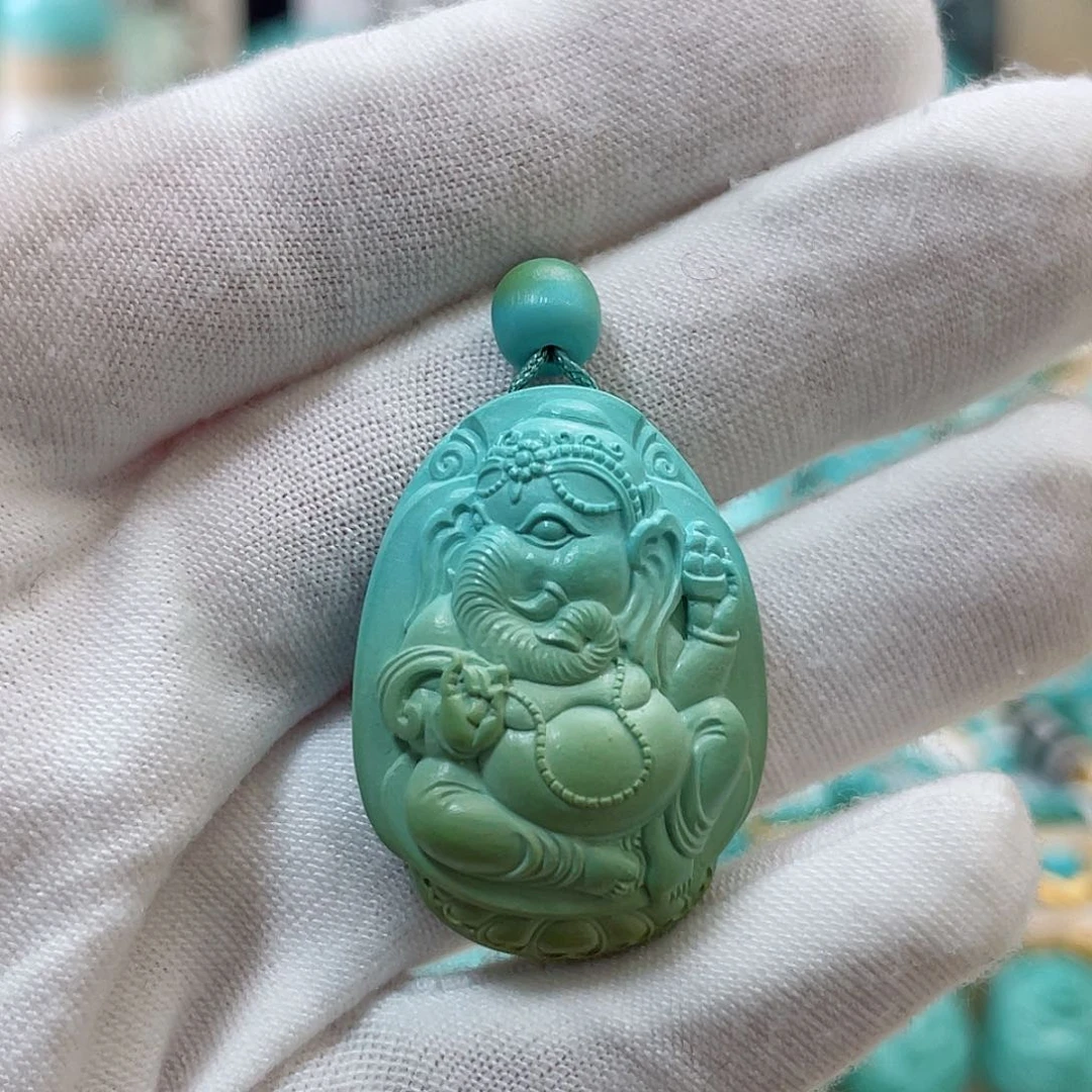 绿松石珠宝奇石未镶嵌