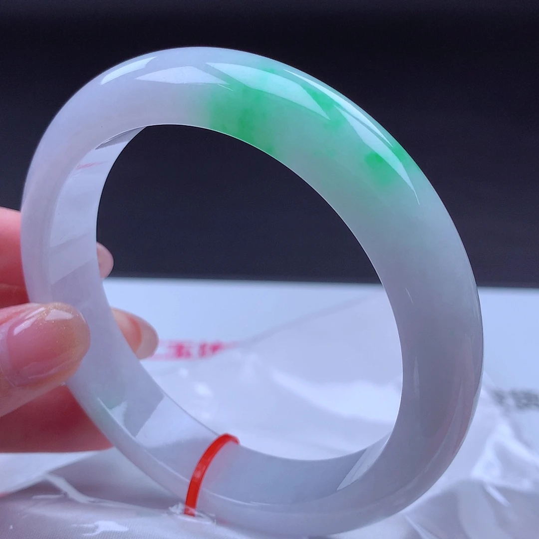 翡翠未镶嵌手镯63-64 手镯001989