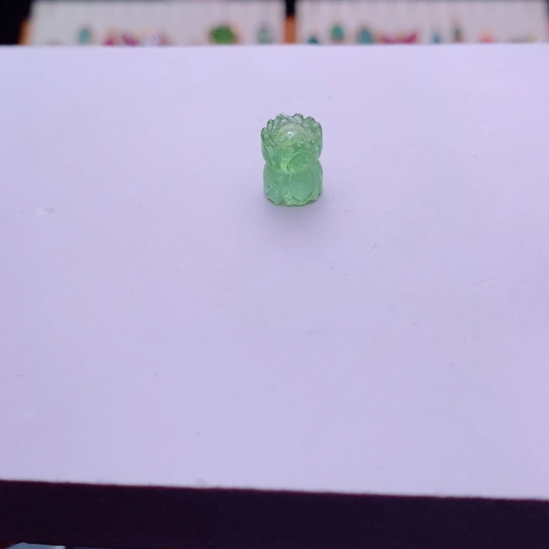 单珠m未镶嵌碧玺莲花珠