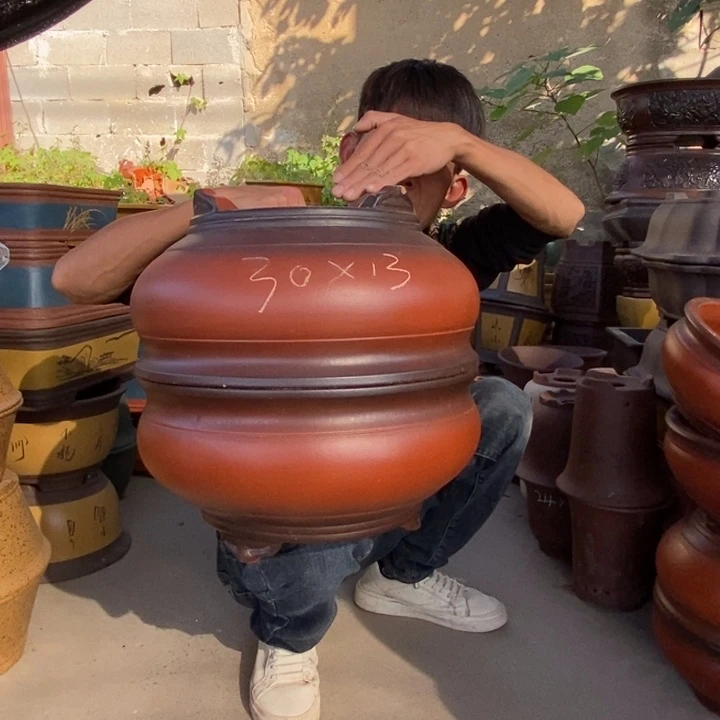 花盆紫砂紫砂特价包邮送