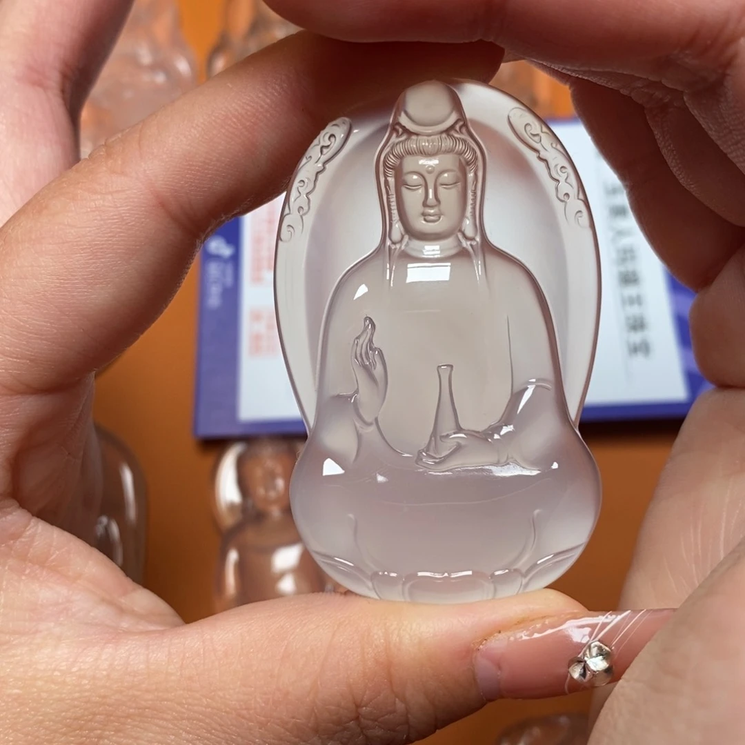 玛瑙/玉髓吊坠未镶嵌龙*爷