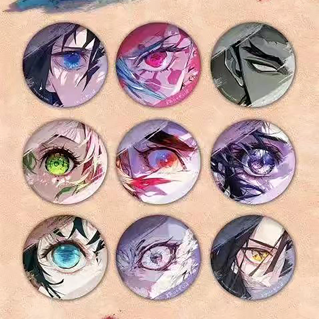【拆袋】《鬼灭之刃》同人二创细闪吧唧徽章盲盒（涂谷）