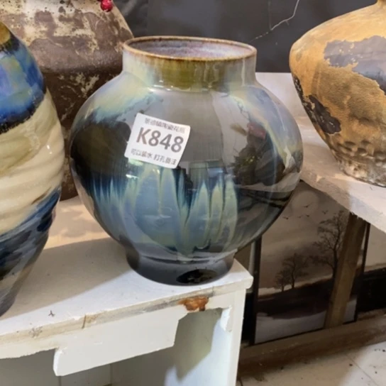 瓶高24。12。景德镇陶瓷