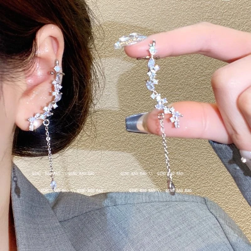 「耳畔光年」超仙高级感无耳洞耳夹显脸小精致小众设计感耳饰