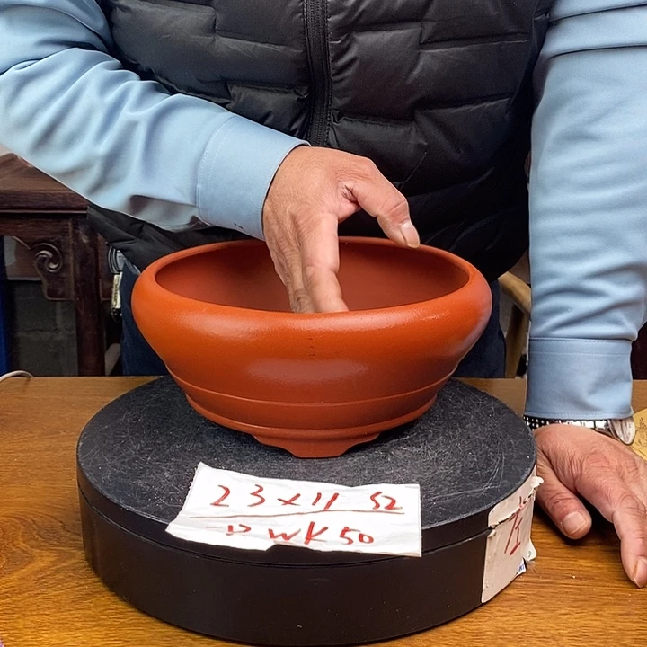 紫砂花盆货号一只W k 50