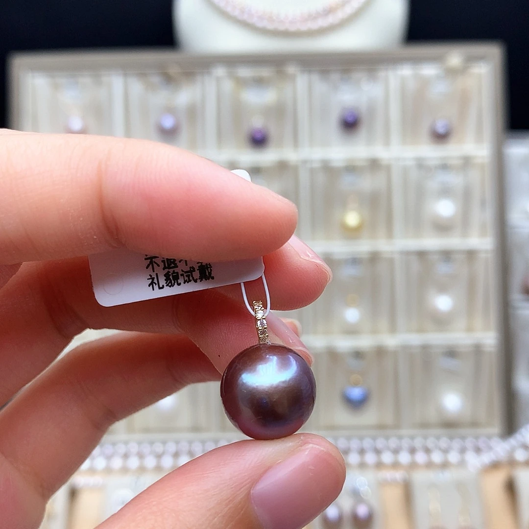 颈饰合金淡水珍珠