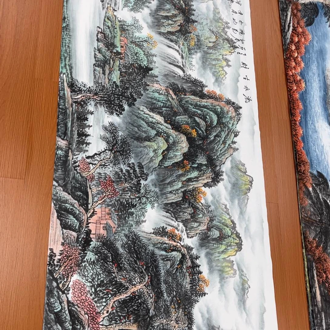 小六尺画心流水生财