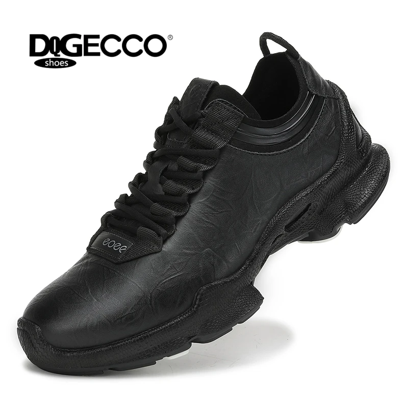 爱步特伦男鞋秋季软底真皮男士休闲鞋25周年耐磨减震运动健步鞋子