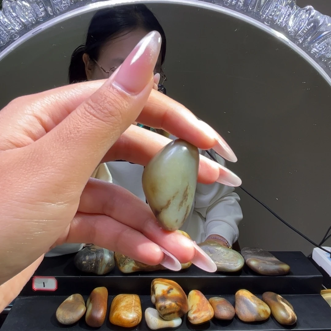 和田玉未镶嵌挂件33