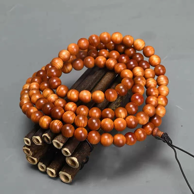 崖柏天花板崖柏108颗0.8挂件吊坠挂件吊坠成品木串