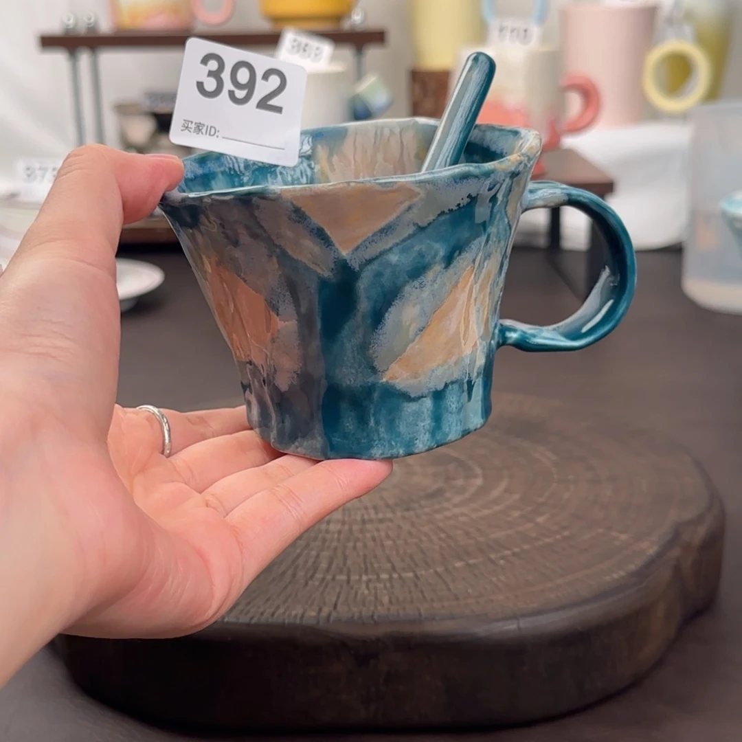 景德镇颜色釉茶杯