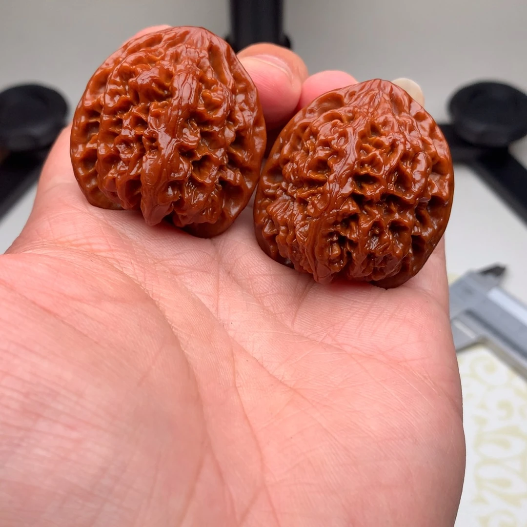 文玩核桃把件野牛39