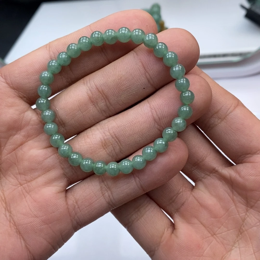 翡翠未镶嵌手链天然a货翡翠15