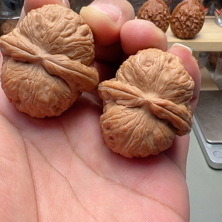 吊坠文玩核桃43尺全品元宝