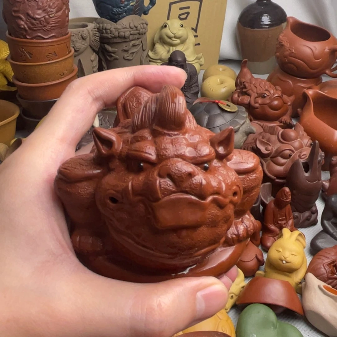 紫砂茶宠紫砂瑕疵