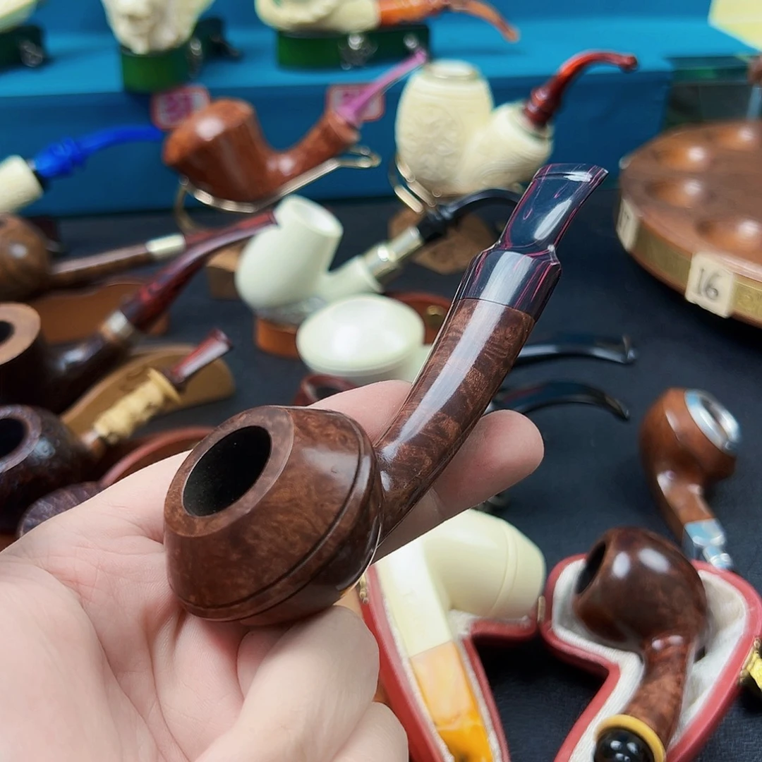 纵***海意大利石楠木烟斗