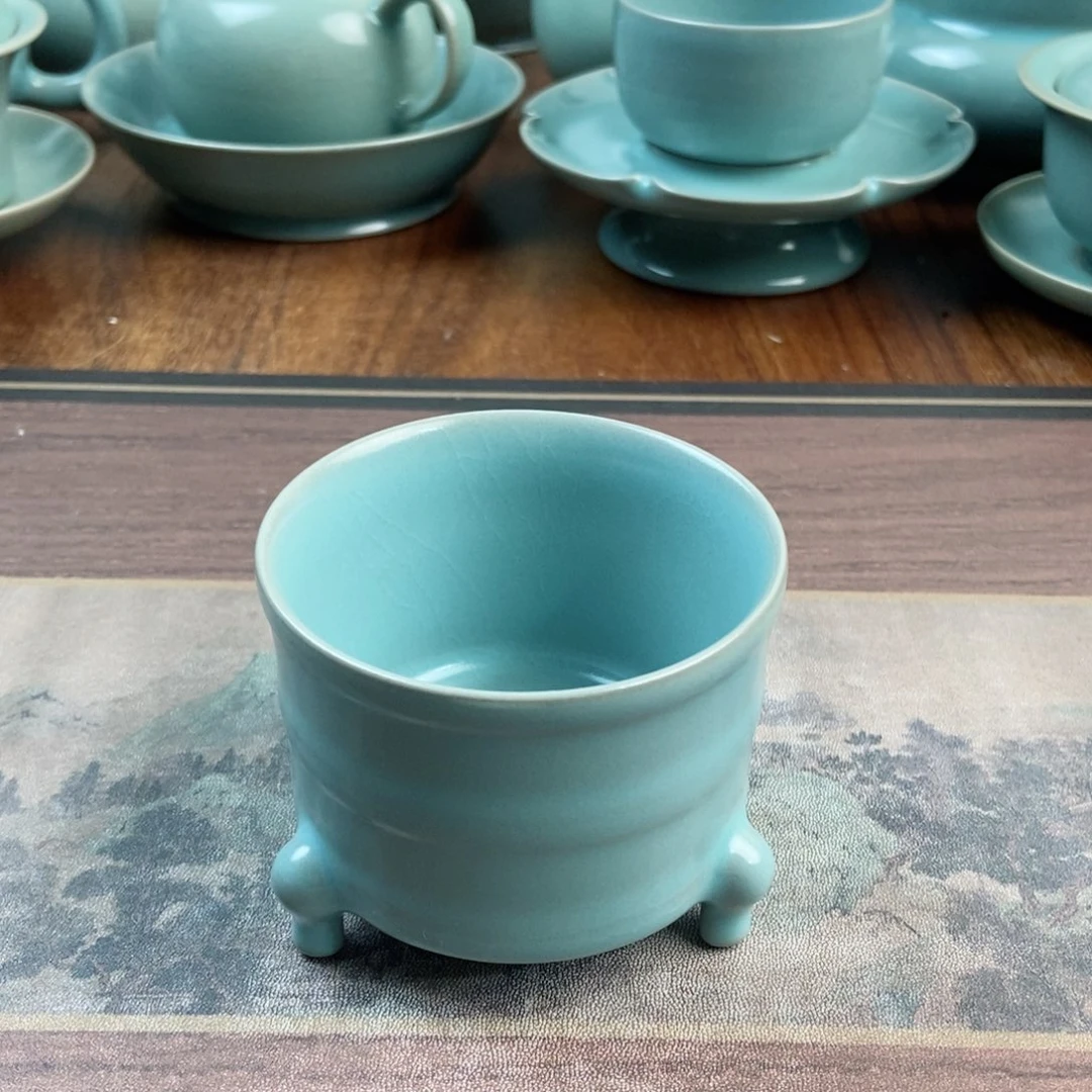 摆件原产地原矿汝瓷～茶器