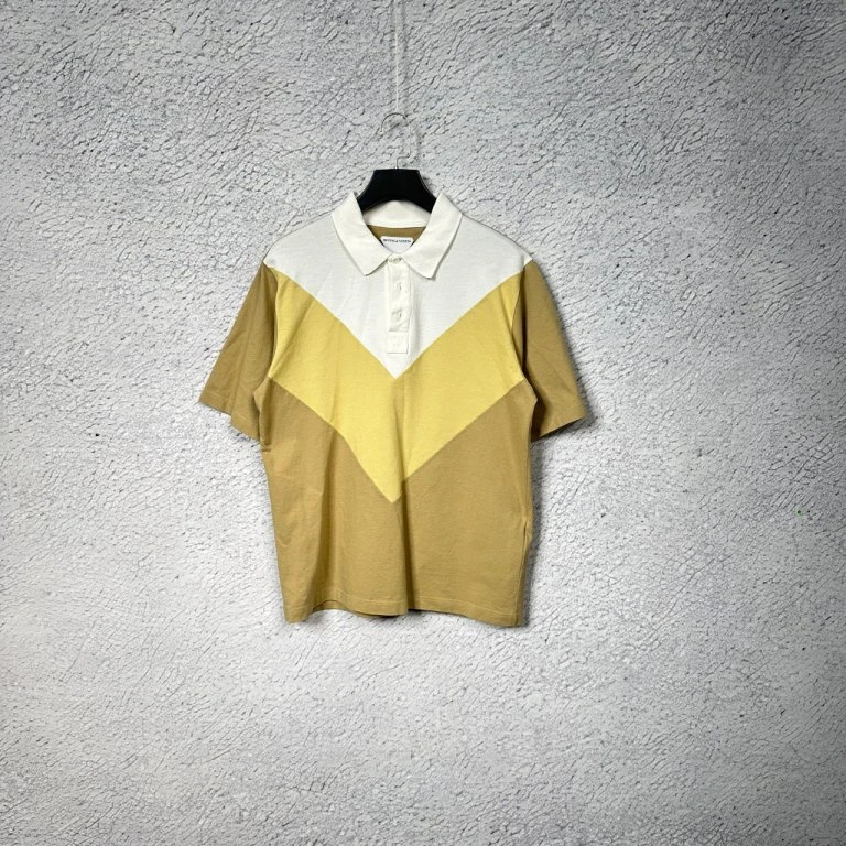 全新未使用 BOTTEGA VENETA/葆蝶家 三色拼接短袖 S
