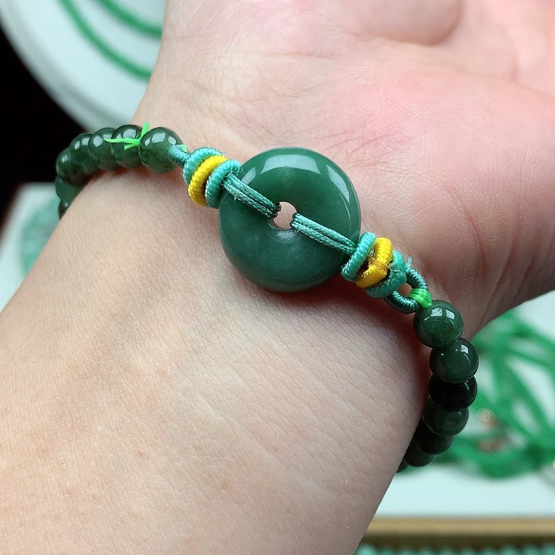 未镶嵌手链翡翠翡翠