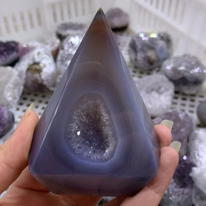 紫晶珠宝半成品未镶嵌