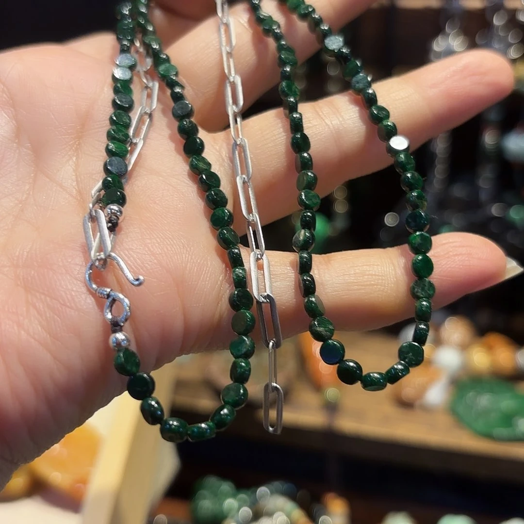 翡翠颈饰未镶嵌原创