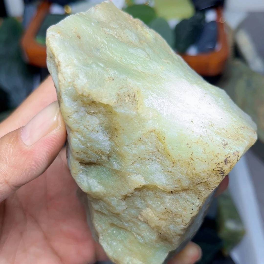 未镶嵌和田玉珠宝半成品