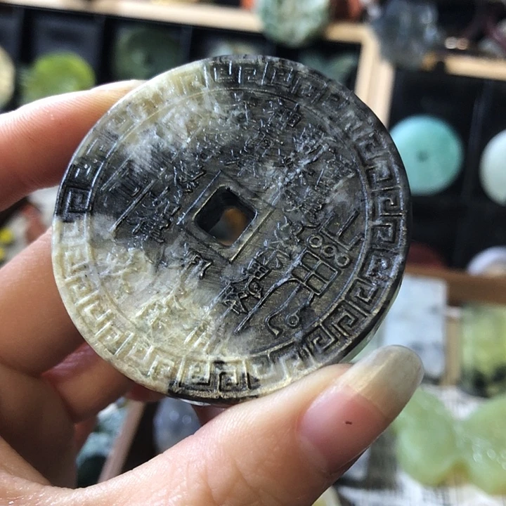 岫玉未镶嵌岫玉挂件