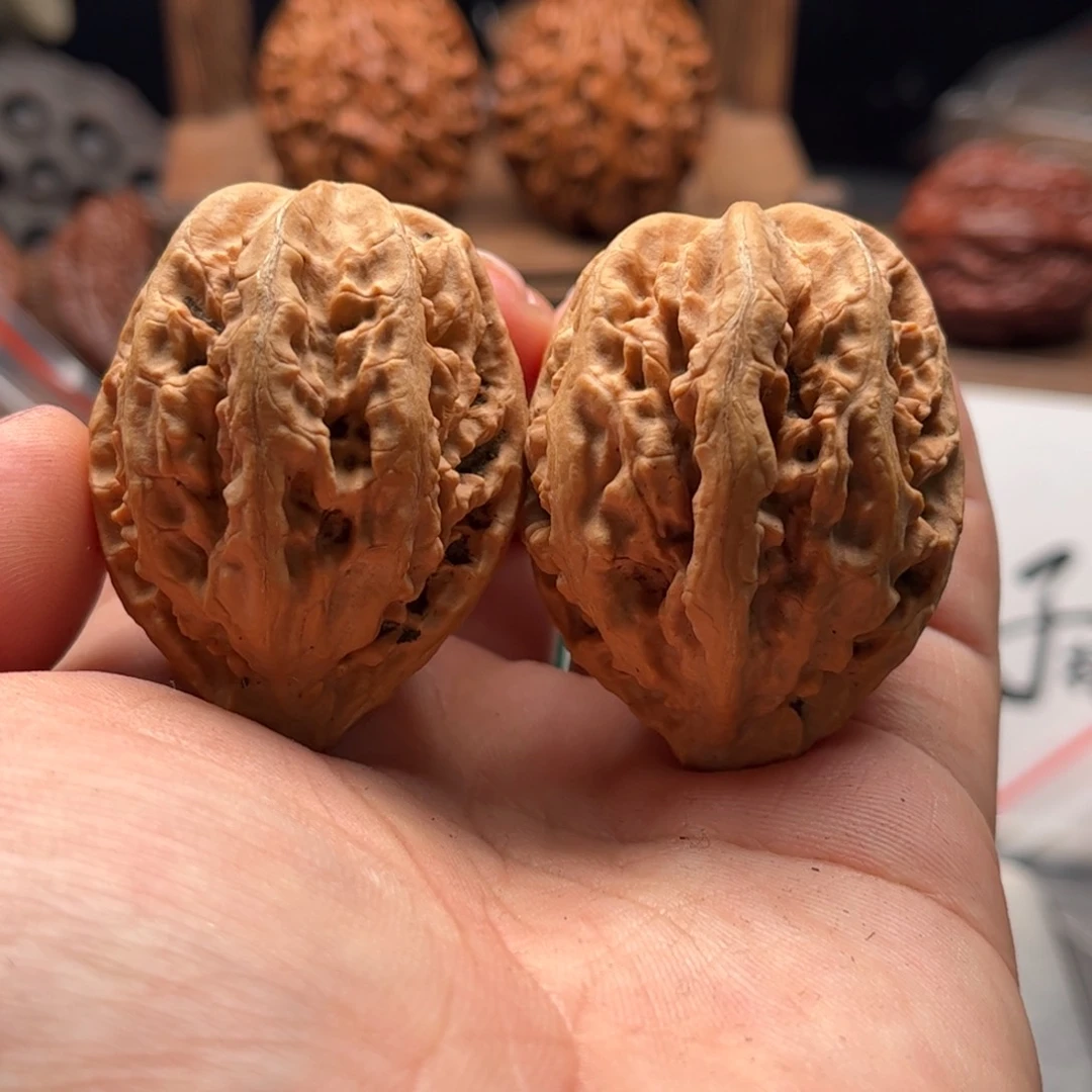 文玩核桃把件关东木子家楸大胖81