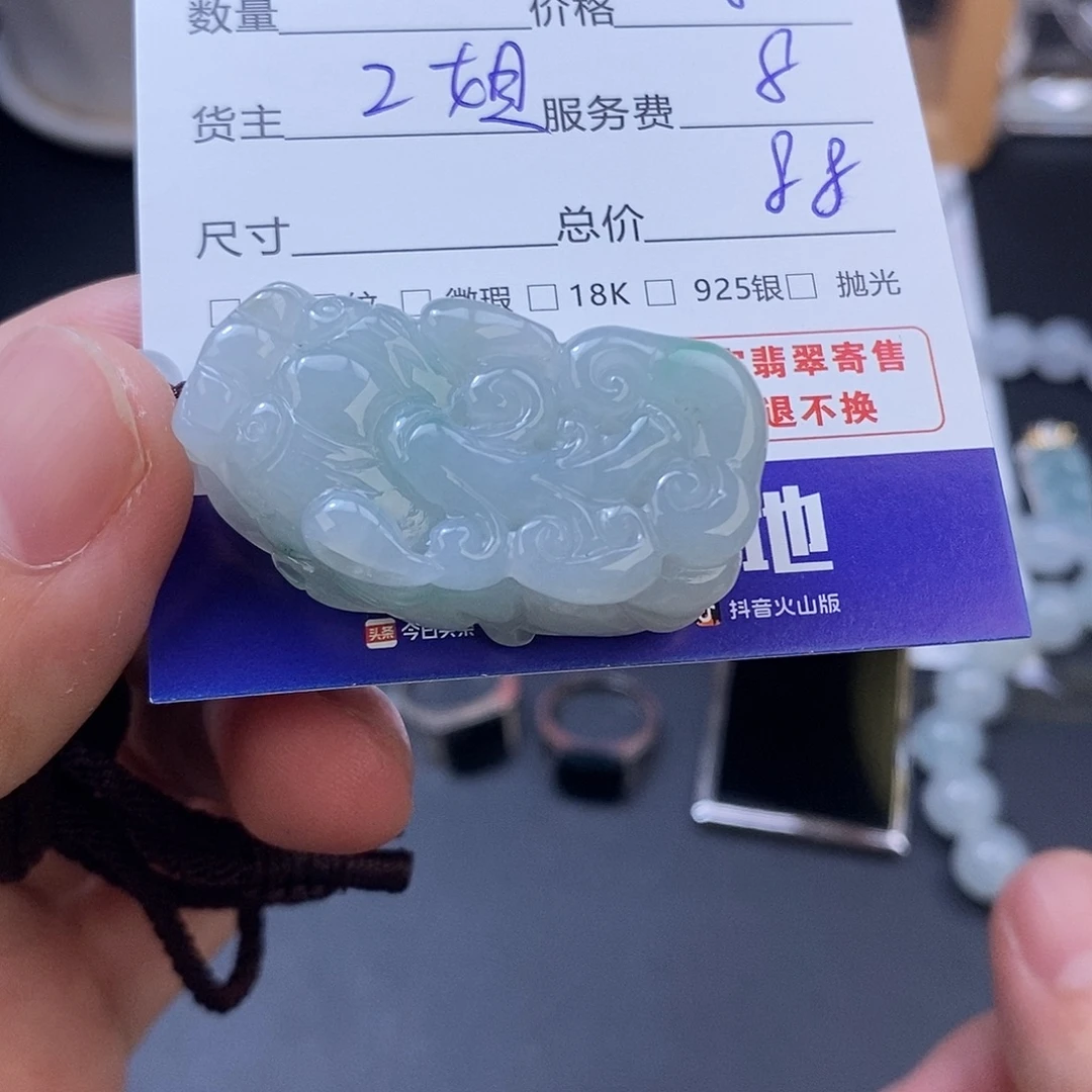 温***博翡翠未镶嵌颈饰翡翠