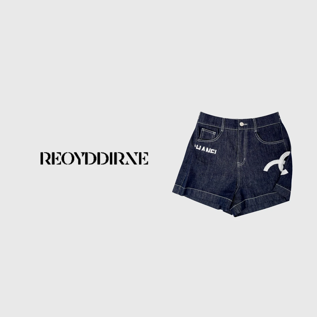【Reoyddirne】25夏季显瘦百搭高腰女牛仔短裤115555