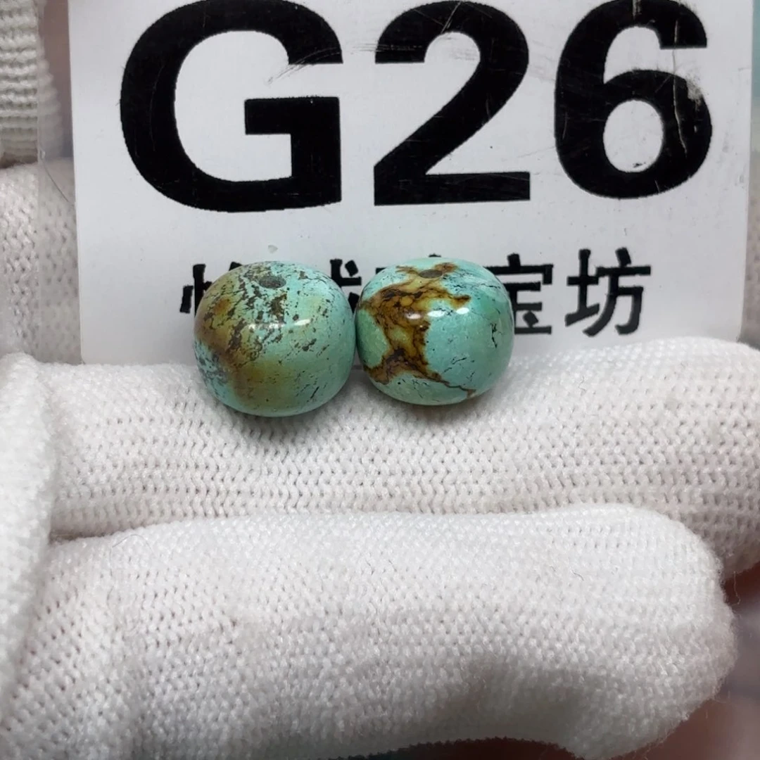 绿松石珠宝奇石未镶嵌抠**汉
