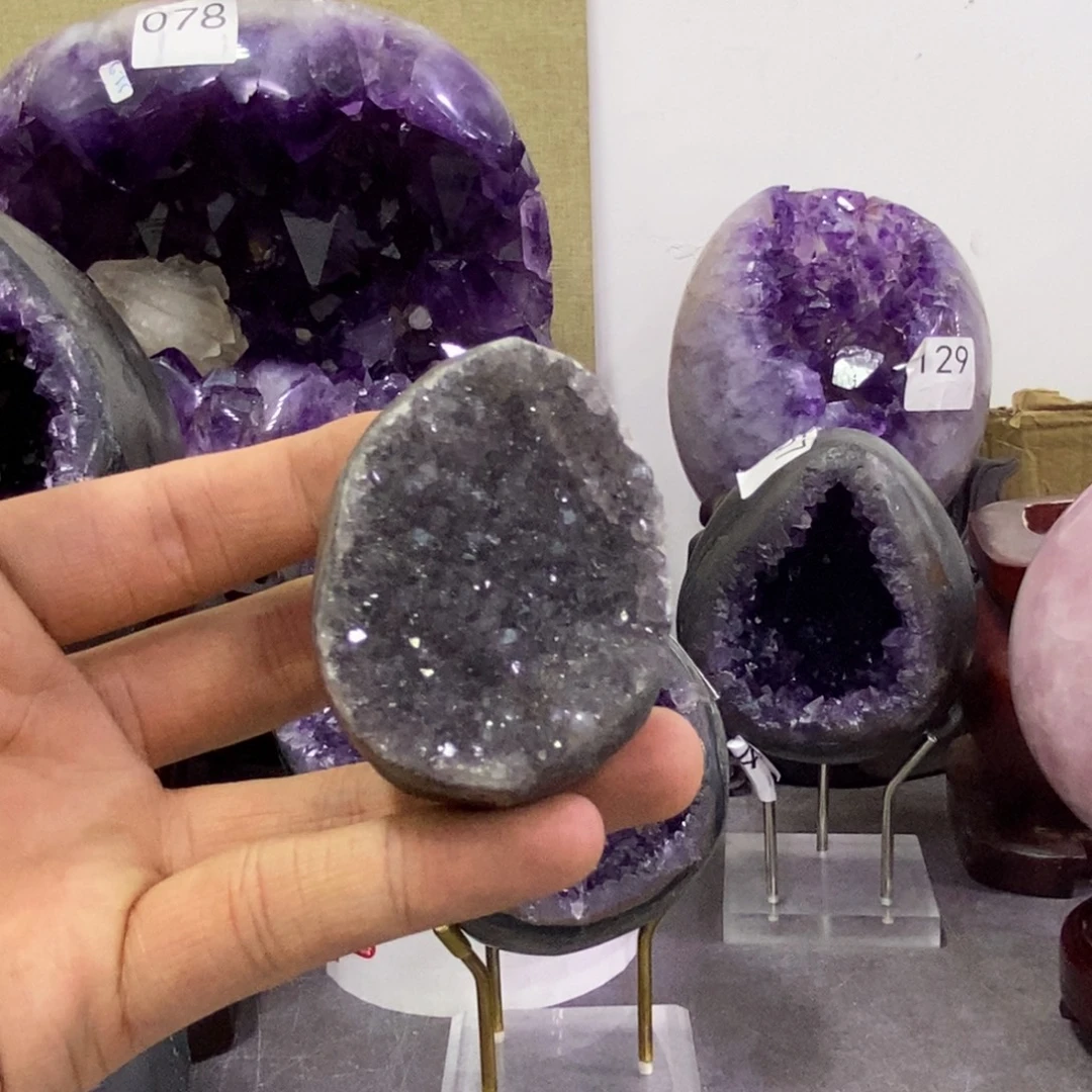 未镶嵌珠宝半成品紫晶399