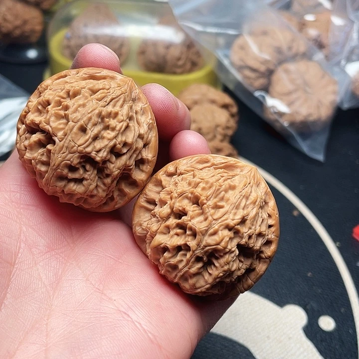 文玩核桃把件水龙文