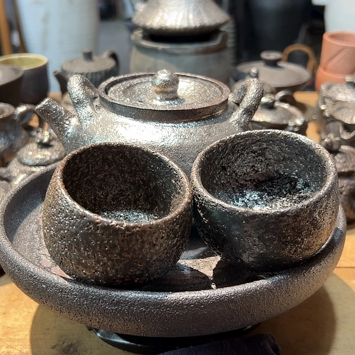 包***菜白膳泥和独连碳荥经黑砂提梁壶一把