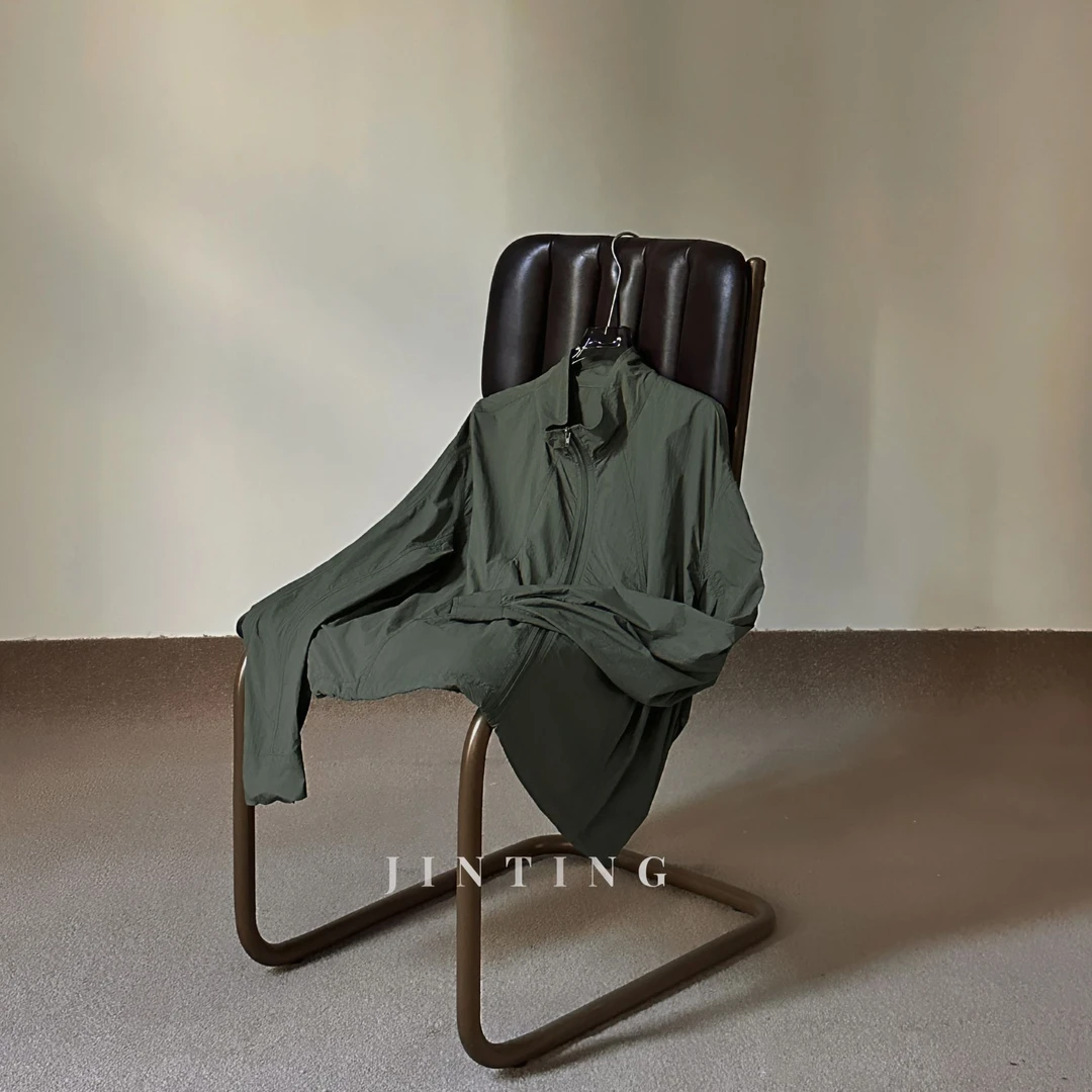 韩系时尚户外休闲百搭薄款夏季简约舒适防晒衣-J25203314